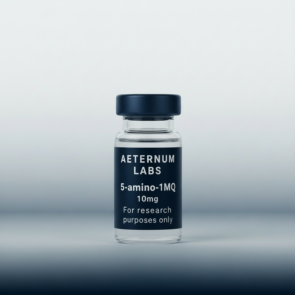 5-Amino-1MQ 10mg research compound - laboratory grade NNMT inhibitor for metabolic studies by Aeternum Labs
