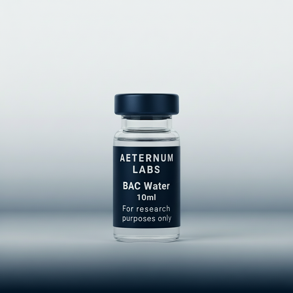 Bacteriostatic water 10ml vial - sterile BAC water for peptide reconstitution by Aeternum Labs
